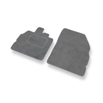 Fußmatten Auto für Renault Scenic III MPV (2009-2016) - Premium Velours graue Automatten Autoteppiche