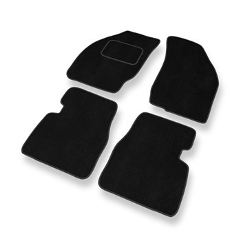 Fußmatten Auto für Suzuki Baleno I Break, Hatchback, Limousine (1995-2003) - Premium Velours schwarze Automatten Autoteppiche