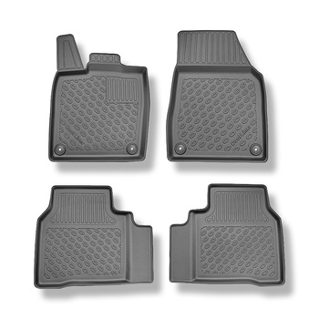 TPE Fußmatten Auto für Volkswagen ID.7 Limousine, Tourer (09.2023-....) - schwarz Automatten Autoteppiche