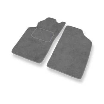 Fußmatten Auto für Toyota Avensis I Kombi, Liftback, Limousine (1997-2003) - Premium Velours graue Automatten Autoteppiche