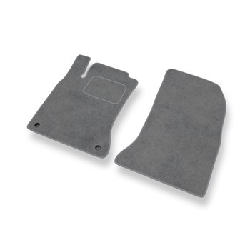 Fußmatten Auto für Mercedes-Benz B Klasse W246 Sports Tourer (2011-2018) - Premium Velours graue Automatten Autoteppiche