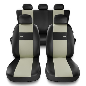 Universal Sitzbezüge Auto für Peugeot 407 (2004-2011) - Autositzbezüge Schonbezüge für Autositze - XL-BE