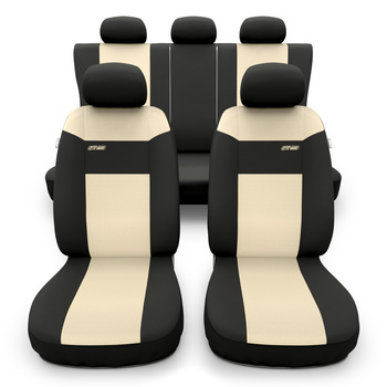 Universal Sitzbezüge Auto für Alfa Romeo 156 I, II (1997-2007) - Autositzbezüge Schonbezüge für Autositze - RSL-BE