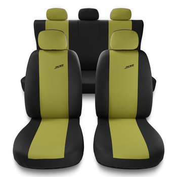 Universal Sitzbezüge Auto für Peugeot 108 (2014-2017) - Autositzbezüge Schonbezüge für Autositze - X.R-Y