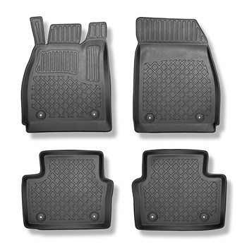 TPE Fußmatten Auto für Opel Insignia Sports Tourer (01.2009-08.2017) - schwarz Automatten Autoteppiche