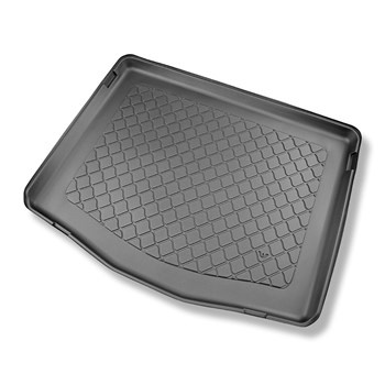 Kofferraumwanne für Ford Mustang Mach-E SUV (05.2021-....) - Kofferraummatte rutschfest Schutzmatte - obere Ladefläche; Varioboden im hoechsten Ebene