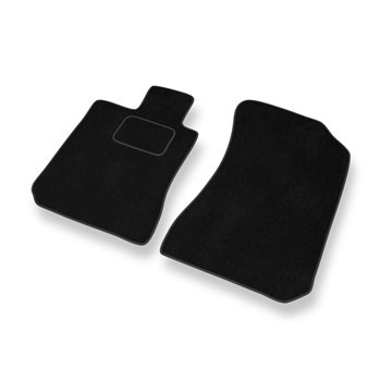 Fußmatten Auto für Honda Legend IV Limousine (2004-2012) - Premium Velours schwarze Automatten Autoteppiche