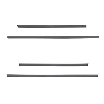 Schwarze Auto Seitenschutzleisten Chevrolet Trax Crossover (2013-2019)