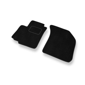 Fußmatten Auto für Opel Agila B Hatchback (2008-2014) - Premium Velours schwarze Automatten Autoteppiche