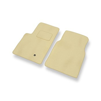 Fußmatten Auto für Opel Antara SUV (2007-2015) - Premium Velours beige Automatten Autoteppiche