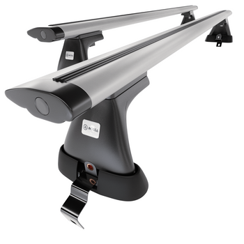 Aluminium-Dachträger für Skoda Fabia IV (2021-....) - silbern Dachträger Dachgepäckträger - ohne Montagelemente