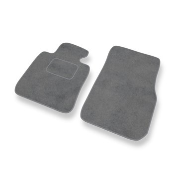 Fußmatten Auto für BMW 3er V F30 Limousine (2012-2018) - Premium Velours graue Automatten Autoteppiche
