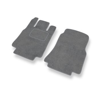 Fußmatten Auto für Mercedes-Benz Vaneo Van (2001-2005) - Premium Velours graue Automatten Autoteppiche