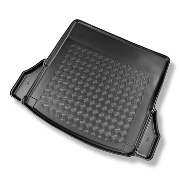 Kofferraumwanne für Mercedes-Benz CLA C118 Coupé (05.2019-....) - Kofferraummatte rutschfest Schutzmatte - in Modellen mit Netztaschen Ausbuchtungen abschneidbar; nicht fuer Plug-in Hybrid