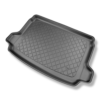 Kofferraumwanne für Fiat 600 Hatchback (01.2024-....) - Kofferraummatte rutschfest Schutzmatte - erhöhte Ladefläche; Varioboden im hoechsten Ebene