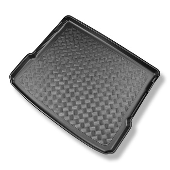 Kofferraumwanne für Mercedes-Benz EQB X243 SUV (12.2021-....) - Kofferraummatte rutschfest Schutzmatte - 5 Sitze; erhöhte Ladefläche; Varioboden im hoechsten Ebene; 7 Sizte - 3. Reihe umgelegt