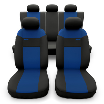 Universal Sitzbezüge Auto für Audi A6 C4, C5, C6, C7, C8 (1994-....) - Autositzbezüge Schonbezüge für Autositze - RSL-BL