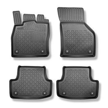TPE Fußmatten Auto für Audi A3 8V Limousine (09.2013-03.2020) - schwarz Automatten Autoteppiche