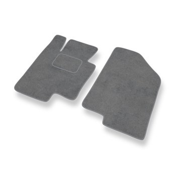 Fußmatten Auto für Kia Optima III Kombi, Limousine (2011-2014) - Premium Velours graue Automatten Autoteppiche