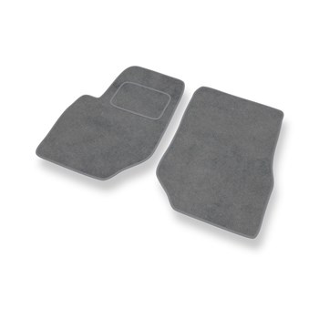 Fußmatten Auto für Hyundai Terracan SUV (2001-2006) - Premium Velours graue Automatten Autoteppiche