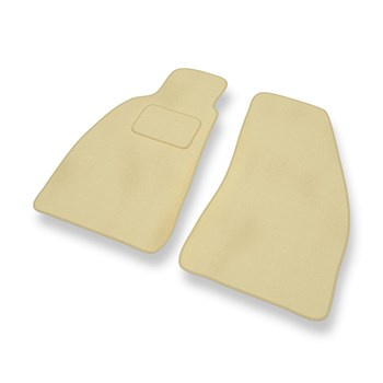 Fußmatten Auto für Alfa Romeo GTV (1995-2006) - Premium Velours beige Automatten Autoteppiche