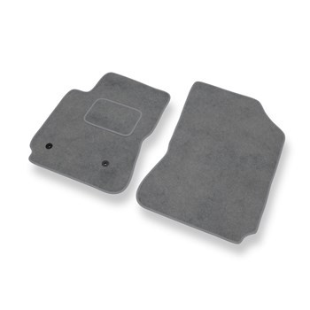 Fußmatten Auto für Citroen C4 Cactus I Crossover (2014-2021) - Premium Velours graue Automatten Autoteppiche