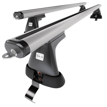 Aluminium-Dachträger für Skoda Superb mk II (2008-2015) - silbern Dachträger Dachgepäckträger - ohne Montagelemente