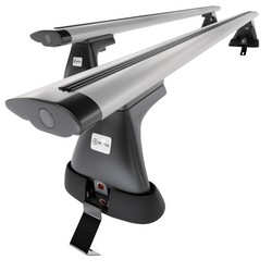 Aluminium-Dachträger für Opel Insignia (2017-2022) - silbern Dachträger Dachgepäckträger - ohne Montagelemente