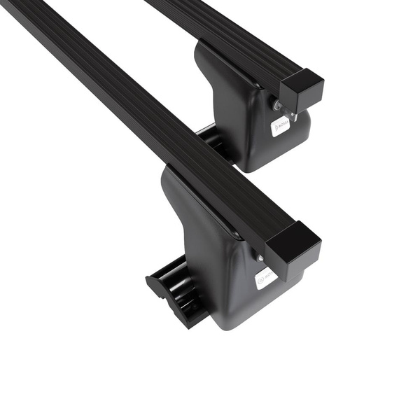 Stahl-Dachträger für Ford Focus mk II (2005-2007) - schwarz Dachträger Dachgepäckträger - T-profil