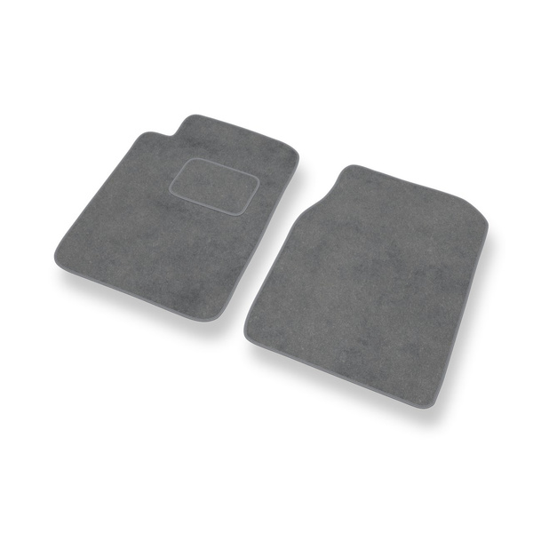 Fußmatten Auto für Chrysler Sebring II Cabriolet, Limousine (2001-2006) - Premium Velours graue Automatten Autoteppiche