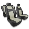 Universal Sitzbezüge Auto für Peugeot 407 (2004-2011) - Autositzbezüge Schonbezüge für Autositze - XL-BE