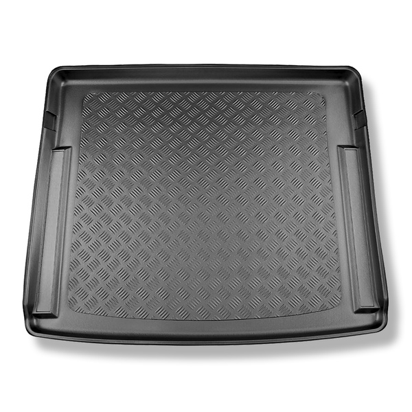 Kofferraumwanne für Nissan Ariya SUV (09.2022-....) - Kofferraummatte rutschfest Schutzmatte - obere Ladefläche; Varioboden im hoechsten Ebene; auch für Modelle mit Schienen