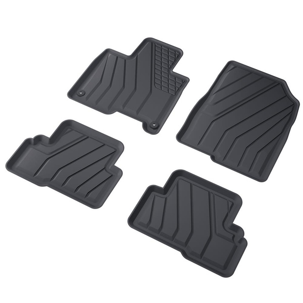 TPE Fußmatten Auto für Kia Sportage V HEV Hybrid SUV (2021-....) - schwarz Automatten Autoteppiche