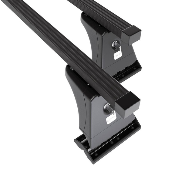 Stahl-Dachträger für Fiat Qubo (2008-2020) - schwarz Dachträger Dachgepäckträger - Montagepunkte