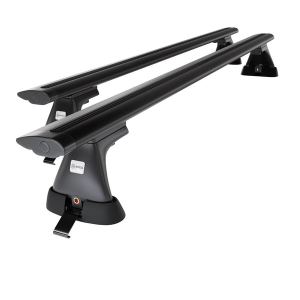 Aluminium-Dachträger für Peugeot Partner mk I (2003-2010) - schwarz Dachträger Dachgepäckträger - Montagepunkte