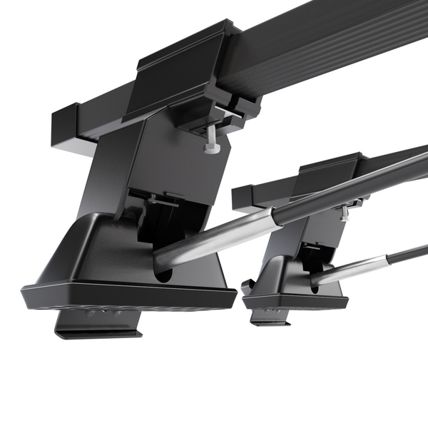 Stahl-Dachträger für Opel Astra G mk II (1998-2009) - schwarz Dachträger Dachgepäckträger - Montagepunkte