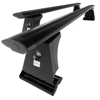 Aluminium-Dachträger für Peugeot 207 (2006-2012) - schwarz Dachträger Dachgepäck