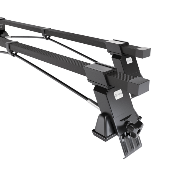 Stahl-Dachträger für Seat Leon mk I (1999-2005) - schwarz Dachträger Dachgepäckträger - ohne Montagelemente