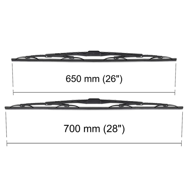 Vordere Scheibenwischer für Peugeot 307 Break, Hatchback, Cabriolet, Limousine, SW (08.2000-05.2005) - Wischerblätter Standard