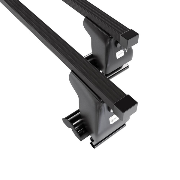 Stahl-Dachträger für Ssangyong Musso (1993-2005) - schwarz Dachträger Dachgepäckträger - ohne Montagelemente