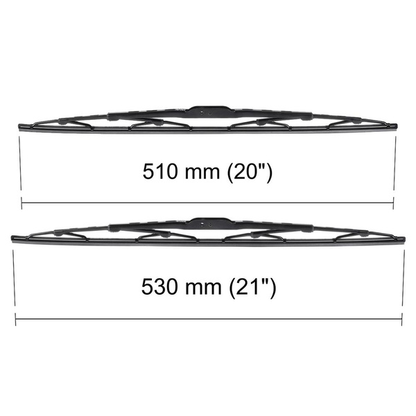 Vordere Scheibenwischer für Volkswagen Passat B5 Limousine, Variant (01.1997-10.2001) - Wischerblätter Standard