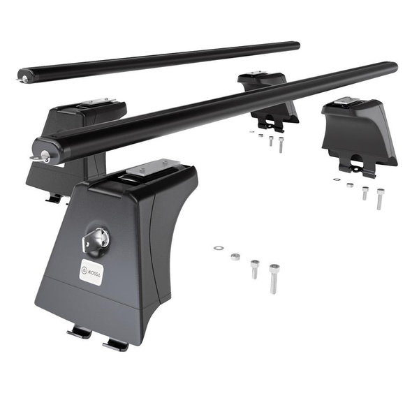 Aluminium-Dachträger für Ford C-Max mk I (2003-2010) - schwarz Dachträger Dachgepäckträger - Montagepunkte