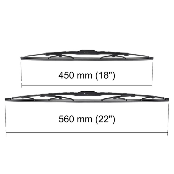 Vordere Scheibenwischer für Mitsubishi Space Runner MPV (06.1991-08.2002) - Wischerblätter Standard