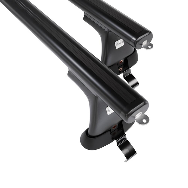 Aluminium-Dachträger für Volkswagen Passat B7 (2010-2014) - schwarz Dachträger Dachgepäckträger - ohne Montagelemente