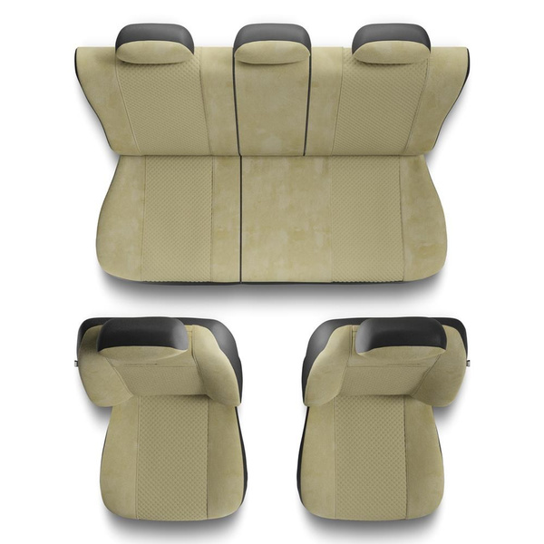 Universal Sitzbezüge Auto für Daewoo Leganza (1997-2002) - Autositzbezüge Schonbezüge für Autositze - PG-3