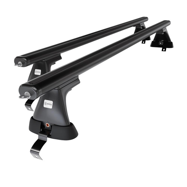 Aluminium-Dachträger für Volkswagen Passat B7 (2010-2014) - schwarz Dachträger Dachgepäckträger - ohne Montagelemente