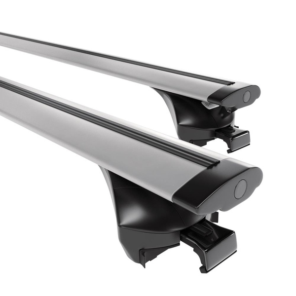 Aluminium-Dachträger für Kia Stonic (2017-....) - silbern Dachträger Dachgepäckträger - integrierte Relinge