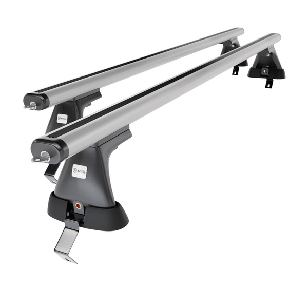 Aluminium-Dachträger für Ford Mondeo mk IV (2007-2014) - silbern Dachträger Dachgepäckträger - ohne Montagelemente