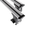 Aluminium-Dachträger für Hyundai Accent mk II (2003-2005) - silbern Dachträger Dachgepäckträger - ohne Montagelemente