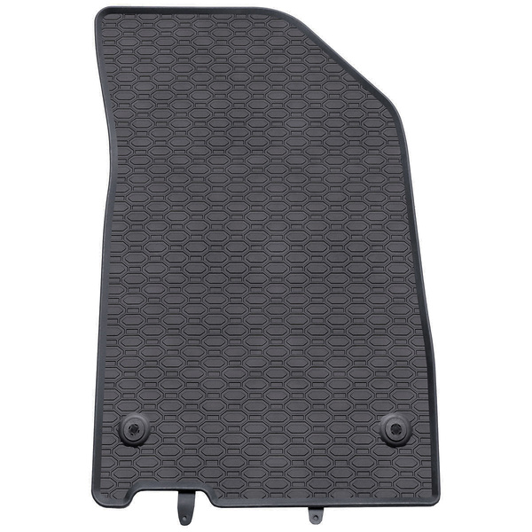 Gummifußmatten Auto für Fiat Tipo Limousine (2016-....) - Gummimatten Gummi Fußmatten - schwarz - 4 Stk.